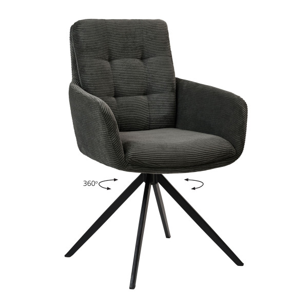 Πολυθρόνα Soren Γκρι 58 x 64 x 89