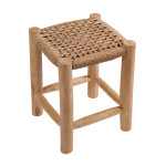 Σκαμπό NOOR Φυσικό 35 x 35 x 47