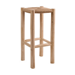 Σκαμπό CAZOO Φυσικό 35 x 35 x 76