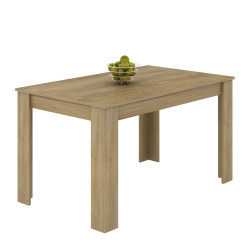 Τραπέζι ΛΟΡΑ Μοριοσανίδα Sonoma 110x70x75cm