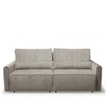 Καναπές Κρεβάτι Τριθέσιος ArteLibre SHELBY Μπεζ 215x110x90cm