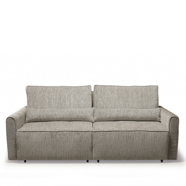 Καναπές Κρεβάτι Τριθέσιος ArteLibre SHELBY Μπεζ 215x110x90cm