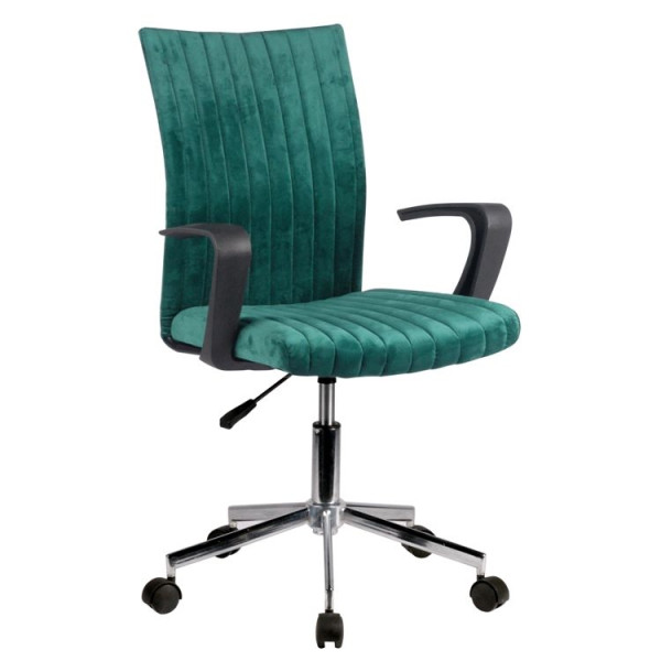 Καρέκλα Γραφείου ROXY Πράσινο Βελούδο 55x58x86-96cm