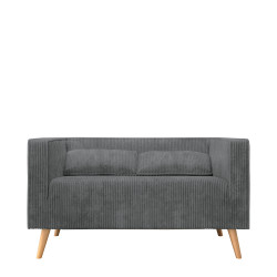 Καναπές Διθέσιος CHOLUTECHA Γκρι 123x70x68cm