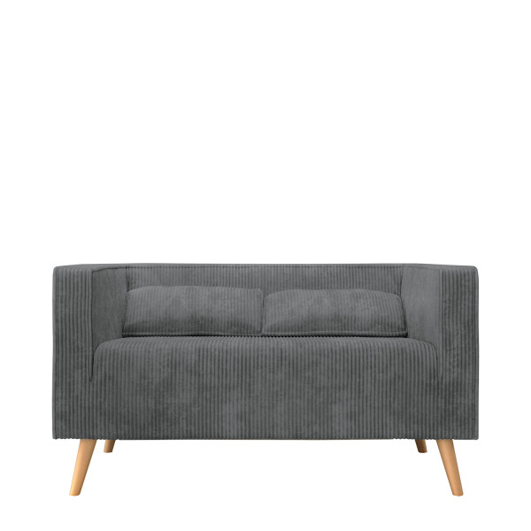 Καναπές Διθέσιος CHOLUTECHA Γκρι 123x70x68cm