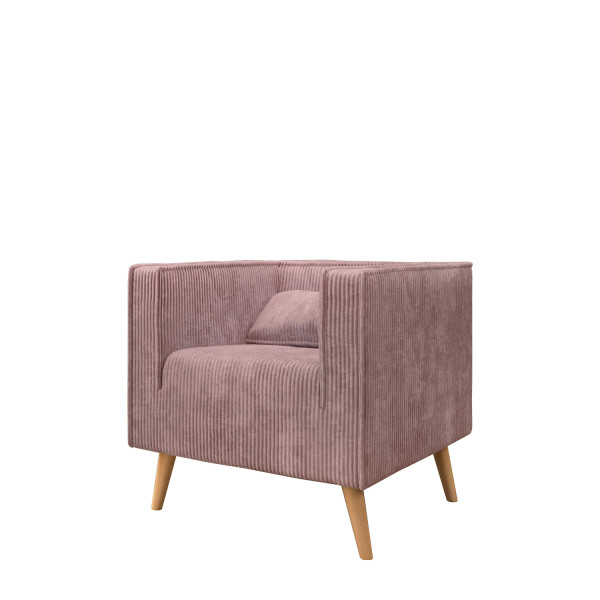 Πολυθρόνα CHUNUCA Λιλά 73x70x68cm