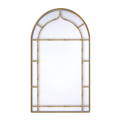 Καθρέπτης Τοίχου Χρυσό Μέταλλο 50x86x1.5cm