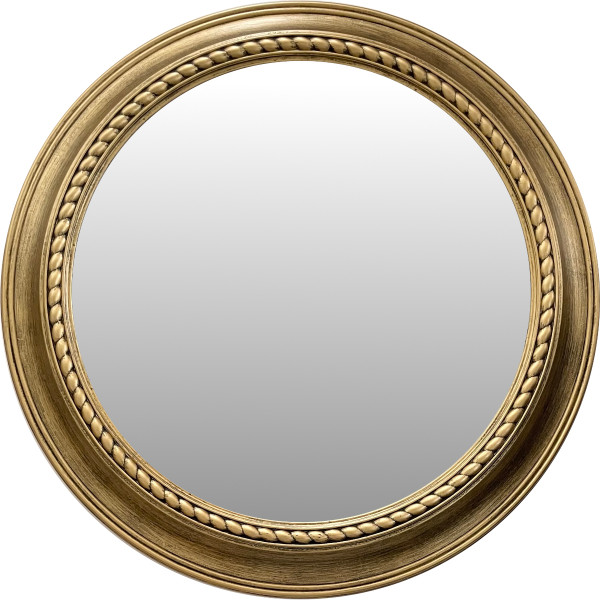Καθρέπτης Τοίχου Χρυσό Πλαστικό Φ76.2x5.8cm