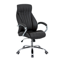 Καρέκλα Γραφείου AYR Μαύρο PU 78x64.5x115-123cm