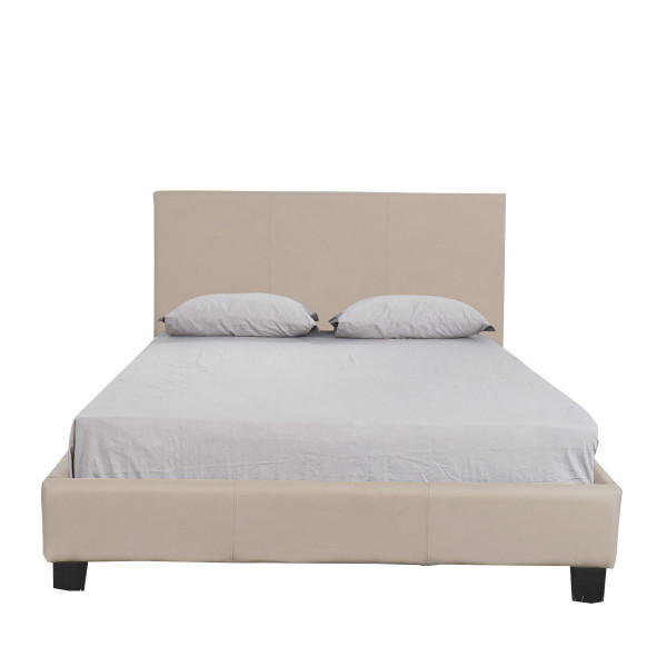 Κρεβάτι AZALEA Capuccino PU 213x128x88cm