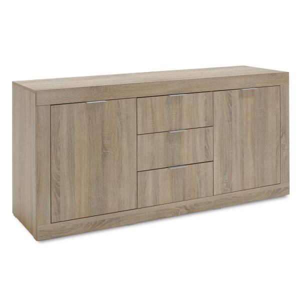 Μπουφές - κονσόλα Doha pakoworld χρώμα sonoma 180x45x80,5εκ