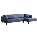 Γωνιακός καναπές PWF-0565 pakoworld αριστερή γωνία ύφασμα μπλε 270x95x67εκ