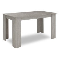 Τραπέζι Jason pakoworld χρώμα white wash 150x80x76,5εκ