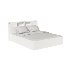 Κρεβάτι OLYMPUS pakoworld σε χρώμα λευκό 140x200εκ