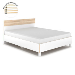 Κρεβάτι Awell pakoworld sonoma-λευκό 160x200εκ