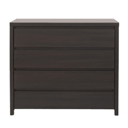 Συρταριέρα Selina pakoworld 4ων συρταριών wenge 105x40.5x92εκ