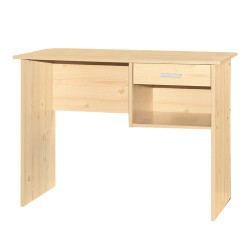 Γραφείο εργασίας με συρτάρι Michael pakoworld φυσικό 88x45x72εκ