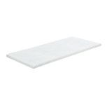 Ανώστρωμα Casmeriane pakoworld roll pack λευκό ύφασμα-memory foam 100x200x5εκ