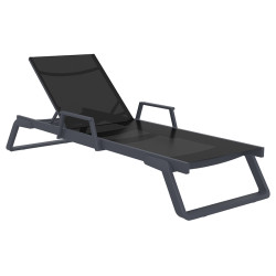TROPIC ΞΑΠΛΩΣΤΡΑ ΜΕ ΜΠΡΑΤΣΑ DARK GREY/BLACK ΠΟΛ/ΝΙΟΥ