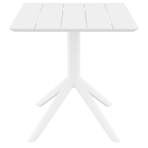 PARIS WHITE 70X70X74εκ. ΤΡΑΠΕΖΙ ΠΟΛ/ΝΙΟΥ