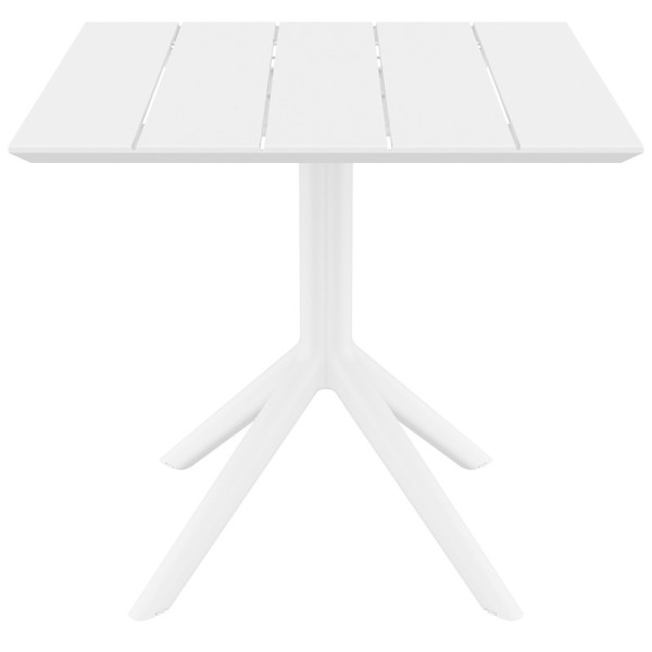 PARIS WHITE 80X80X74εκ. ΤΡΑΠΕΖΙ ΠΟΛ/ΝΙΟΥ