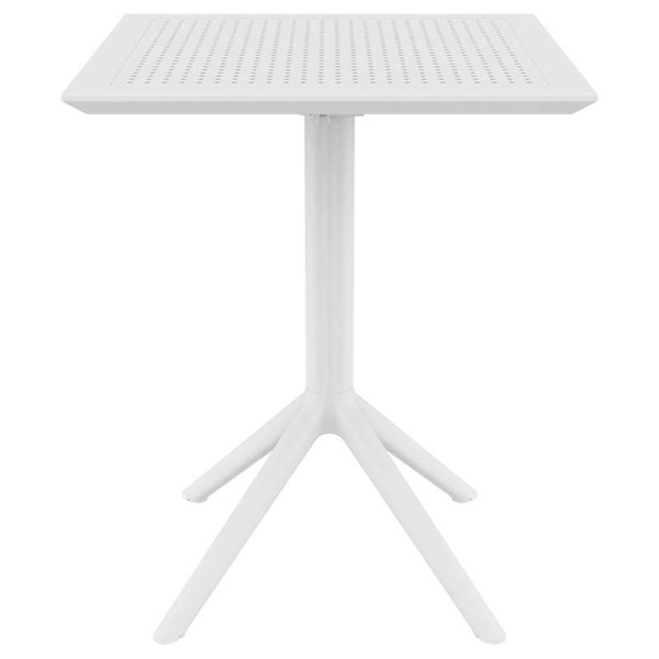 SKY ΤΡΑΠΕΖΙ ΠΤΥΣ/ΝΟ 60Χ60X74εκ. WHITE ΠΟΛ/ΝΙΟΥ