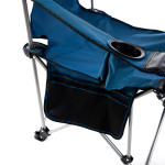 Καρέκλα Ξαπλώστρα Παραλίας HOLBOX Μπλε Μέταλλο/Ύφασμα 164x76x86cm