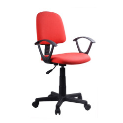 Καρέκλα Γραφείου BASIC Κόκκινο Ύφασμα 55x48x82-94cm