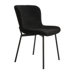 Καρέκλα Melina Μαύρο 48 x 59 x 80