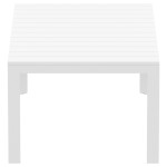 ATLANTIC WHITE 100X210/280Χ76εκ. ΕΠΕΚΤ.ΤΡΑΠΕΖΙ ΠΟΛ/ΝΙΟΥ