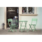 HELEN OPALINE GREEN Φ60X74εκ. ΤΡΑΠΕΖΙ ΠΤΥΣ/ΝΟ ΠΟΛ/ΝΙΟΥ