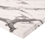 ΕΠΙΦΑΝΕΙΑ ΤΡΑΠΕΖΙΟΥ WERZALIT 120Χ80Χ3.5εκ. MARBLE WHITE-GREY 5657 HM56