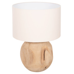 ΕΠΙΤΡΑΠΕΖΙΟ ΦΩΤΙΣΤΙΚΟ ORANYE HM4421 ΞΥΛΟ ΤΕΑΚ-ΛΕΥΚΟ PVC ΚΑΠΕΛΟ Φ40x53Υ