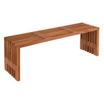 ΠΑΓΚΑΚΙ NYA HM9829 ΜΑΣΙΦ ΞΥΛΟ TEAK ΣΕ ΦΥΣΙΚΟ 139,5x34,5x48,5Υεκ.