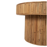 ΤΡΑΠΕΖΙ ΣΑΛΟΝΙΟΥ GATSBY ΟΒΑΛ TOP HM9870 RATTAN ΧΡΩΜΑ ΦΥΣΙΚΟ 110x59x39Υ