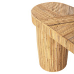 ΚΟΝΣΟΛΑ ΟΒΑΛ GATSBY HM9871 ΦΥΣΙΚΟ RATTAN ΣΕ ΦΥΣΙΚΟ ΧΡΩΜΑ 110x45x74,5Υε