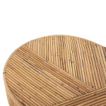 ΚΟΝΣΟΛΑ ΟΒΑΛ GATSBY HM9871 ΦΥΣΙΚΟ RATTAN ΣΕ ΦΥΣΙΚΟ ΧΡΩΜΑ 110x45x74,5Υε