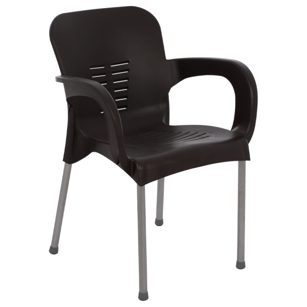 ΠΟΛΥΘΡΟΝΑ ΠΟΛΥΠΡΟΠΥΛΕΝΙΟΥ RECYCLED KAREK HM5592.13 ΚΑΦΕ ΧΡΩΜΑ 59x58x81
