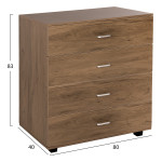 ΣΥΡΤΑΡΙΕΡΑ ΜΕΛΑΜΙΝΗΣ THORG ME 4 ΣΥΡΤΑΡΙΑ DARK OLIVE HM8996.05 80x40x83