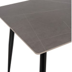 ΤΡΑΠΕΖΙ ΤΡΑΠΕΖΑΡΙΑΣ SINTERED STONE TOM HM8588.01 GREY MARBLE 160x90x76