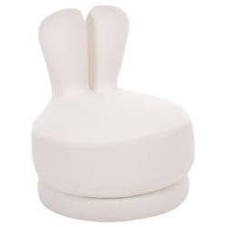ΣΚΑΜΠΟ ΜΕ ΠΛΑΤΗ ΠΕΡΙΣΤΡΕΦΟΜΕΝΟ FRIVO HM9774.05 ΛΕΥΚΟ TEDDY ΥΦΑΣΜΑ 51x5
