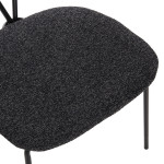ΚΑΡΕΚΛΑ DORY HM9855.04 ΜΕΤΑΛΛΙΚΟΣ ΣΚΕΛΕΤΟΣ ΜΑΥΡΟΣ-ΣΚΟΥΡΟ ΓΚΡΙ ΥΦΑΣΜΑ 4