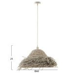 ΦΩΤΙΣΤΙΚΟ ΟΡΟΦΗΣ ΚΡΕΜΑΣΤΟ HM4349 SEAGRASS ΣΕ WHITEWASH ΧΡΩΜΑ Φ50x25-13