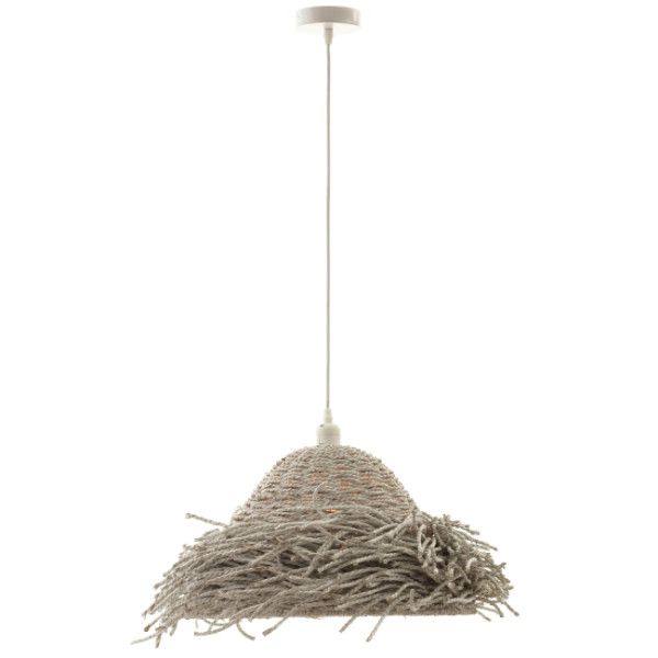 ΦΩΤΙΣΤΙΚΟ ΟΡΟΦΗΣ ΚΡΕΜΑΣΤΟ HM4349 SEAGRASS ΣΕ WHITEWASH ΧΡΩΜΑ Φ50x25-13