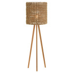 ΕΠΙΔΑΠΕΔΙΟ ΦΩΤΙΣΤΙΚΟ HM4352 RUBBERWOOD-RATTAN-SEAGRASS ΣΕ ΦΥΣΙΚΟ Φ36x1