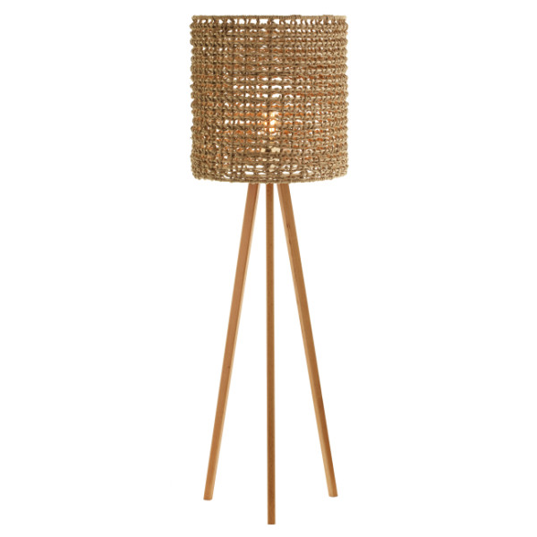 ΕΠΙΔΑΠΕΔΙΟ ΦΩΤΙΣΤΙΚΟ HM4352 RUBBERWOOD-RATTAN-SEAGRASS ΣΕ ΦΥΣΙΚΟ Φ36x1