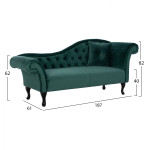 ΑΝΑΚΛΙΝΔΡΟ T.CHESTERFIELD NIOVI HM3008.03 ΚΥΠΑΡΙΣΣΙ ΒΕΛΟΥΔΟ-ΜΑΥΡΑ ΠΟΔΙ