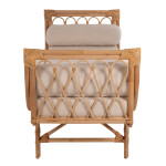 ΚΑΝΑΠΕΣ ΕΞΩΤΕΡΙΚΟΥ ΧΩΡΟΥ CHARMELLA HM9659 ΦΥΣΙΚΟ RATTAN-ΜΠΕΖ ΜΑΞΙΛΑΡΙΑ