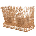 ΚΑΝΑΠΕΣ ΕΞ. ΧΩΡΟΥ ZEPHYR HM5988 ΚΑΛΑΜΙΑ RATTAN ΦΥΣΙΚΟ-ΜΠΕΖ ΜΑΞΙΛΑΡΙΑ 2