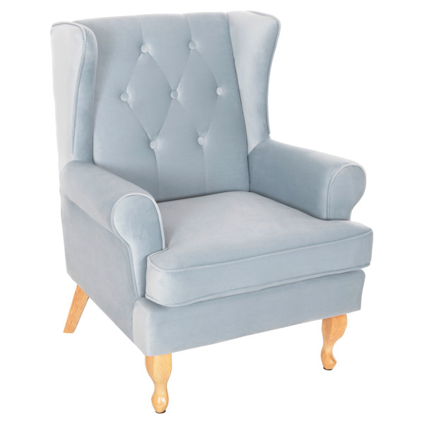 ΠΟΛΥΘΡΟΝΑ ΜΠΕΡΖΕΡΑ BRANDON HM3073.31 BABY BLUE ΒΕΛΟΥΔΟ-ΠΟΔΙΑ ΣΕ ΦΥΣΙΚΟ
